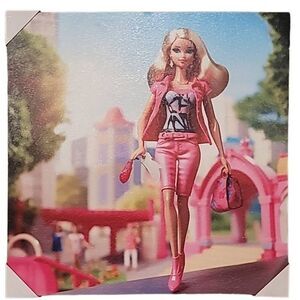 Edge Home, Barbie Movie Poster Canvas Wall Art